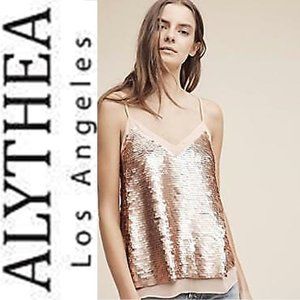 ALYTHEA ROSE GOLD SEQUIN CROP🌸